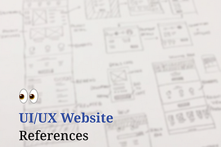 UI/UX Website References (Only for mobile application)