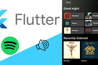 Spotify UI clone using Flutter