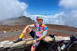 From sea level to volcano summit on a bicycle
