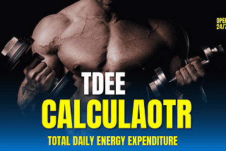 Welcome to Our TDEE Calculator — Where Health Meets Simplicity!