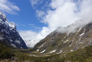 The end of the road at Milford Sound