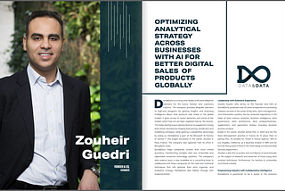 Analytics Insight Magazine Names Zouheir Guedri, CEO and Founder of Data&Data as one of ‘The Top…