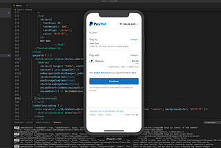 Implement Paypal without back-end in React Native