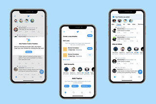 Twitter Concept: Flutter through Timelines w