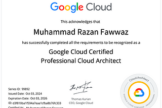 My Journey to Become a Certified GCP PCA — Google Cloud Innovators Get Certified