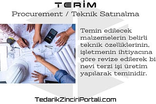 Procurement / Teknik Satınalma