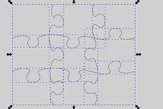 Using Inkscape to make Individual Puzzle Pieces for Laser Cutting