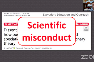 Committing Scientific Misconduct