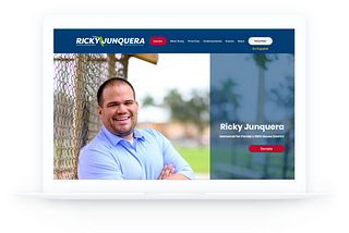 Ricky Junquera Campaign Website