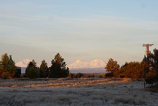 Before sunset in Oregon