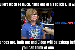 Just like the Leftists who claim that Hillary Clinton “Champions for Women’s Rights”, most Biden…