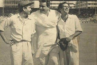 Raj Kapoor, Prithvi Raj Kapoor, and Sajjan.