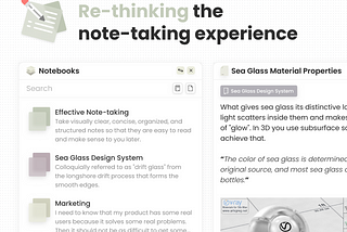 Re-thinking note-taking on the web
