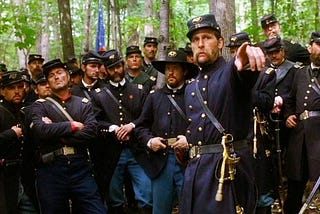 Jeff Daniels as Col Joshua L. Chamberlain in ‘Gettysburg’