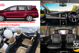 Innova Crista Taxi Bangalore with driver at Reliable & Affordable