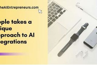 Apple abandoning Generative AI for Intuitive AI? 🤔