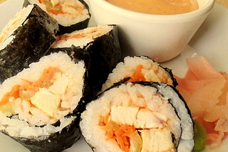 Cuisine — Japanese — Buffalo Chicken Sushi Roll