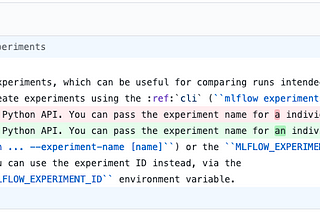 A one-character MLflow pull request