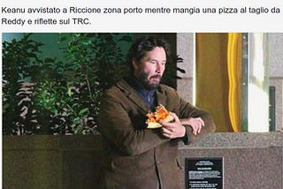 Tra pizze, crescioni e la Fira di Sett Dulur: “In zir par la Rumagna con Keanu Reeves”