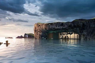 Sky lagoon infinity pool — Iceland