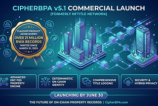 Announcing CipherBPA v5.1 Commercial: Advancing the Future of On-Chain Property Records