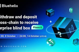 Bluehelix Incentive Program Phase 5 of “Withdraw and deposit cross-chain to receive surprise blind…