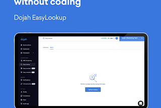 How to lookup and verify user data with No-Code: Dojah EasyLookup