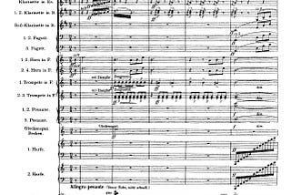 Mahler’s score to Das Lied von der Erde, Mvt. I