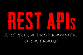 Basic REST API Principles That make you a 1% programmer.