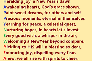 New Year wishes for 2024