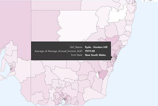 Interactive Geospatial Visualization with Shape Map Visual in PowerBI