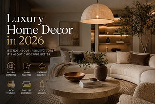 From warm lighting and natural textures to sculptural furniture and cozy minimalism, today’s luxury…