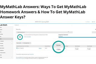 MyMathLab Answers