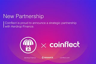 Coinflect update: Aerdrop