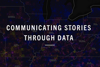 Communicating Stories Through Data