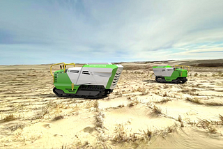 Sand barrier, tree-planting robots from Eason to assist fight against desertification