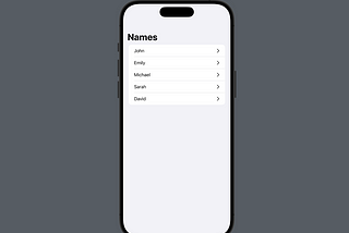 Building a TableView in SwiftUI