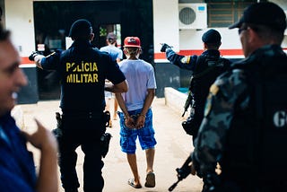A man is arrested in Brazil