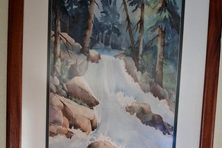 Paintings by Grandma and Ginger Rose