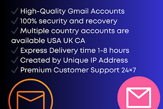 Buy USA Gmail Accounts from topsmmarket.com