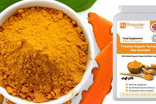 Certified organic turmeric capsules