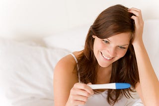 A negative pregnancy test