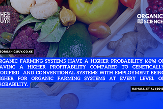 🍀🧾#ORGANICSCIENCE: Organic Farming System Better Than Conventional & GMO Systems.