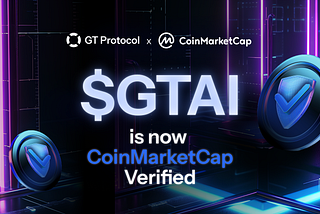 $GTAI is Now CoinMarketCap Verified!