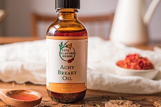 Buy Achy Breaky Oil at Five Flavors Herbs