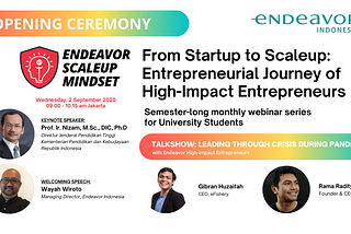 Endeavor Scaleup Mindset: From Startup to Scaleup, An Entrepreneurial Journey as Told by…