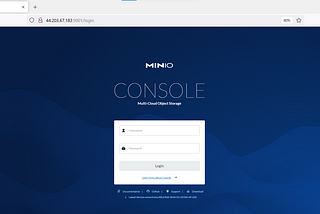 Distributed “MinIO” Object storage setup on AWS infra