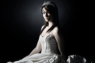 Chick in a dress.