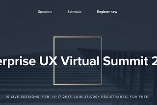 UXPin Enterprise summit screenshots