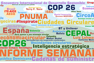 Economía Circular — Claves de la semana del 29 de octubre al 5 de noviembre de 2021